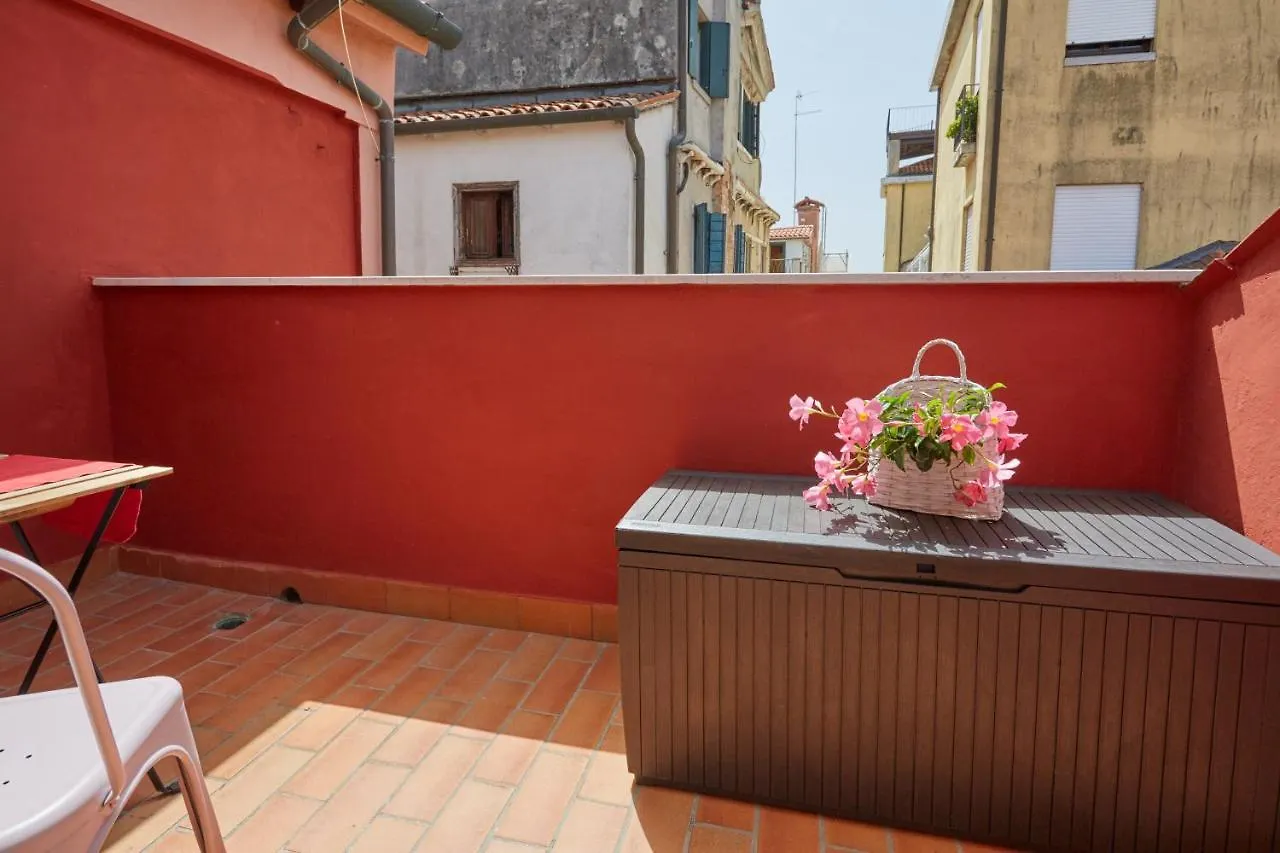 Apartment Ferienwohnung Acqua - Attico Con Terrazza Venedig