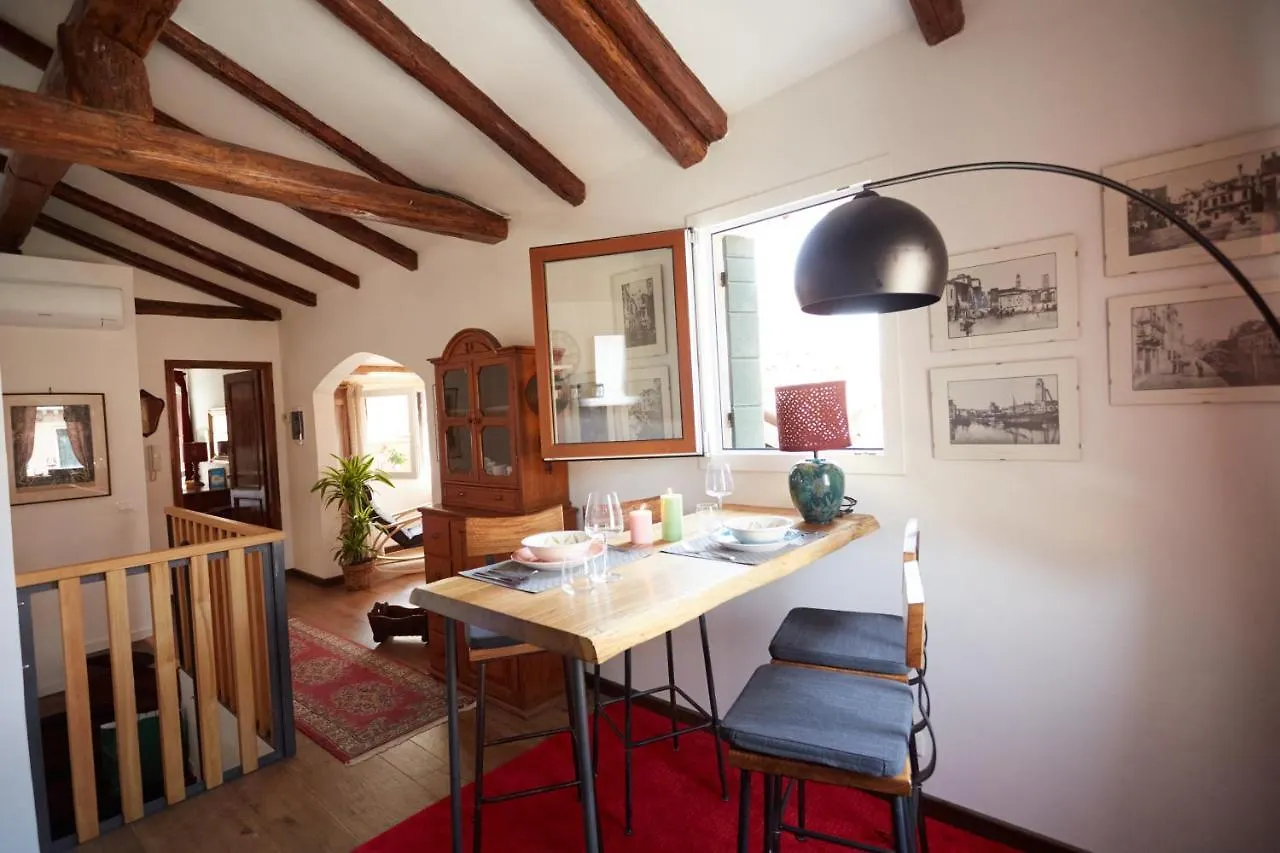 Apartment Ferienwohnung Acqua - Attico Con Terrazza Venedig